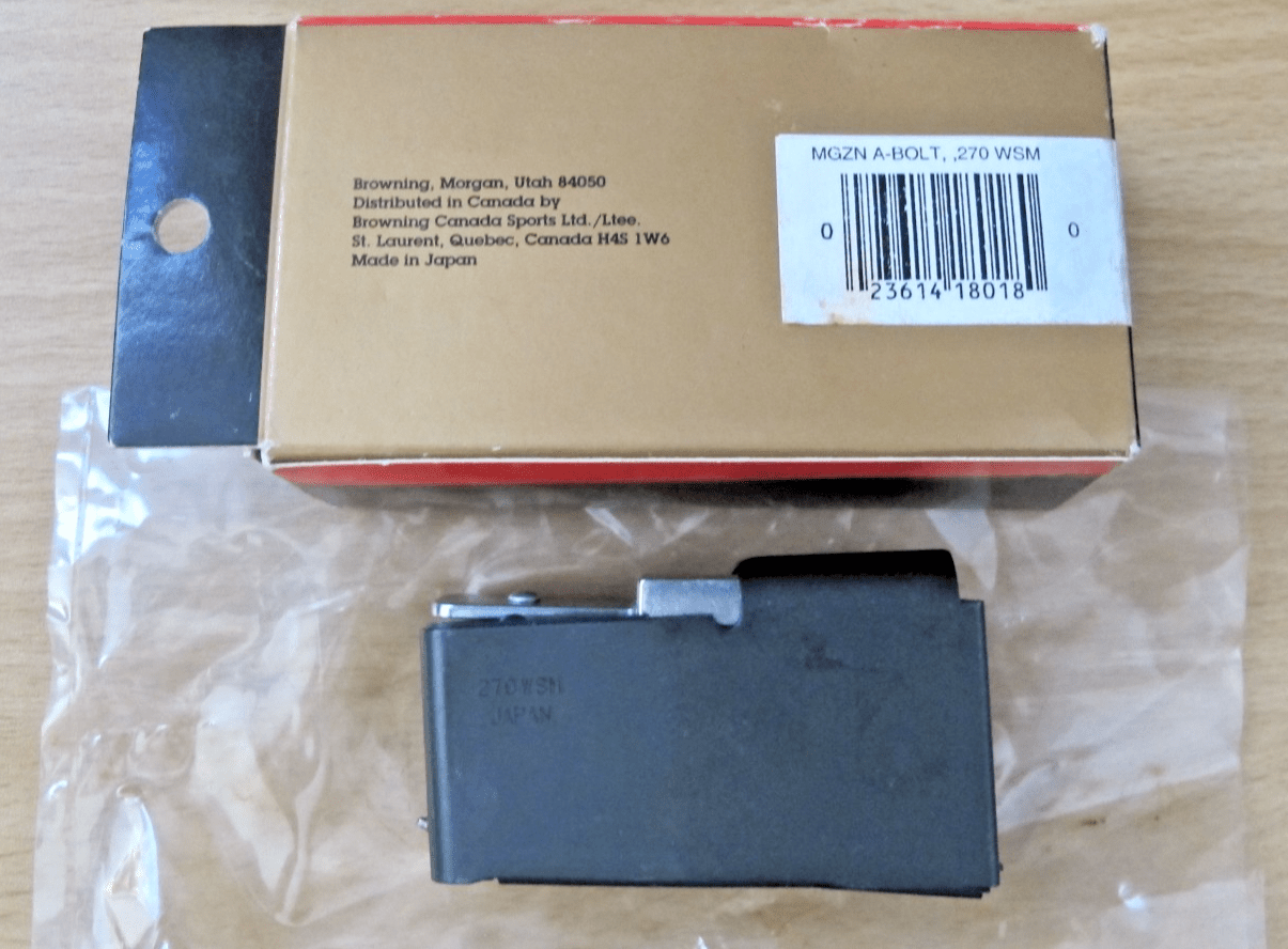 Browning A - Bolt I & II Magazine 3 Round 270 WSM Mag - 112022035 - MagsTag