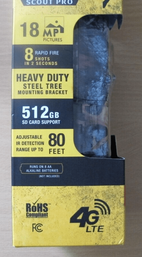 Browning Trail Camera Defender Scout Pro 120ft Wireless 18MP 4G Verizon Unused - MagsTag