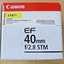 Canon Cameras US 6310B002 EF 40mm f/2.8 STM Pancake Macro Lens - MagsTag