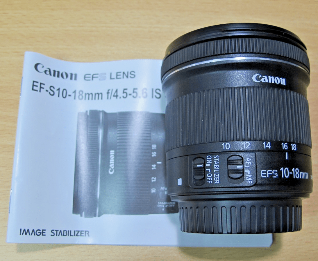 Canon EF-S 9519B002 10-18mm f/4.5-5.6 IS STM Zoom Lens - Black - MagsTag