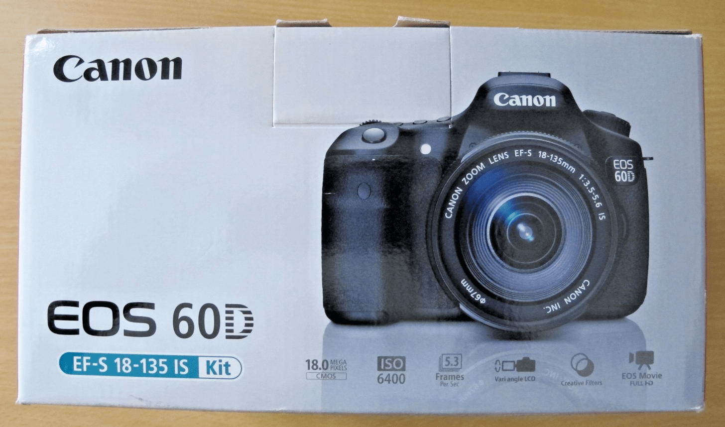Canon EOS 60D EF - S18 - 135mm f/3.5 - 5.6 IS 18MP CMOS US Market Lens Kit DSLR Camera - MagsTag