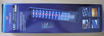 CoraLife aquarium Fish tank light Seascape LED 18 - 24 Black Open Box - MagsTag