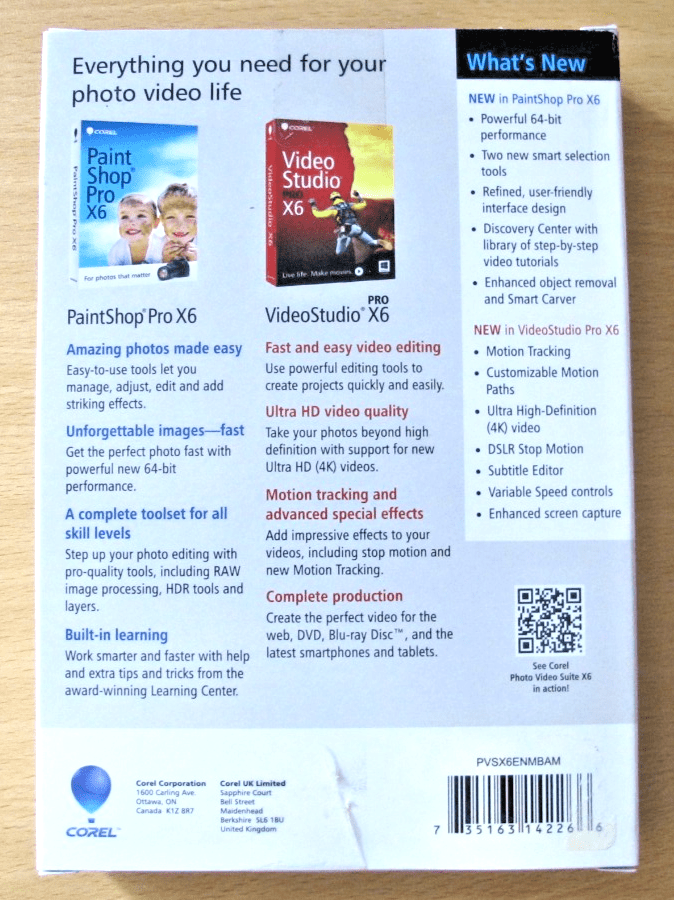 Corel Photo Video Editing Suite X6 PC Windows XP 7 8 10 11 - MagsTag