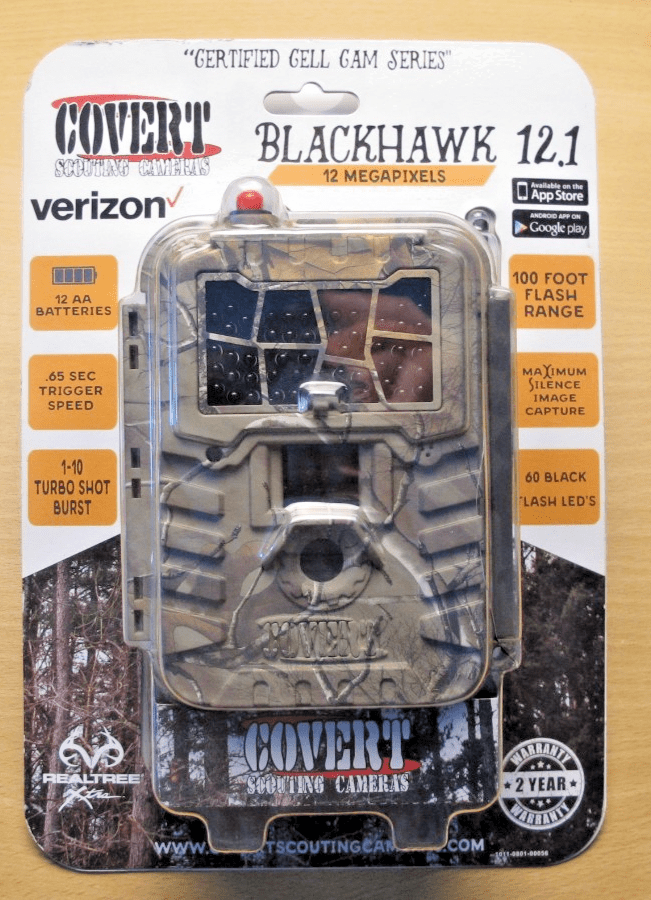 Covert Blackhawk 12.1 Camera Verizon Realtree Hunting Scouting 4G/LTE - MagsTag
