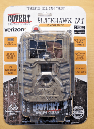 Covert Blackhawk 12.1 Camera Verizon Realtree Hunting Scouting 4G/LTE - MagsTag