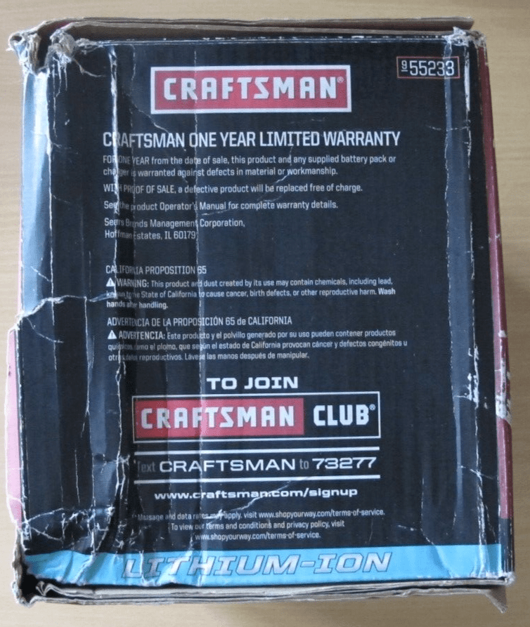 Craftsman 955233 Lithium - Ion 19.2V 2 Piece Tool Combo Kit Drill Impact Open Box - MagsTag