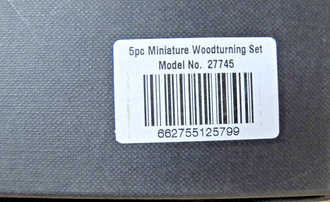 Crown Tools 5 - piece Woodturning Mini Turning Tools Set Model 27745 Mint - MagsTag