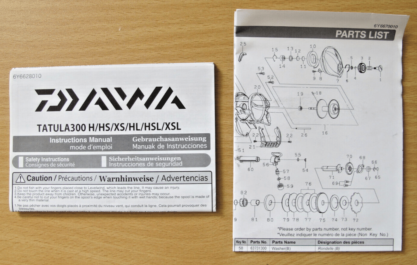 Daiwa TATULA 300 TTU300HSL Baitcast Reel LH Black Unused Open Box - MagsTag
