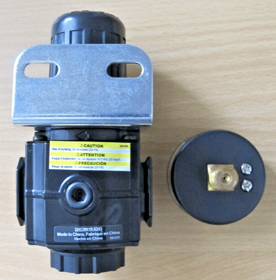 DeWalt DXCM019 - 0343 Air Regulator with Pressure Gauge 3/8" NPT - MagsTag