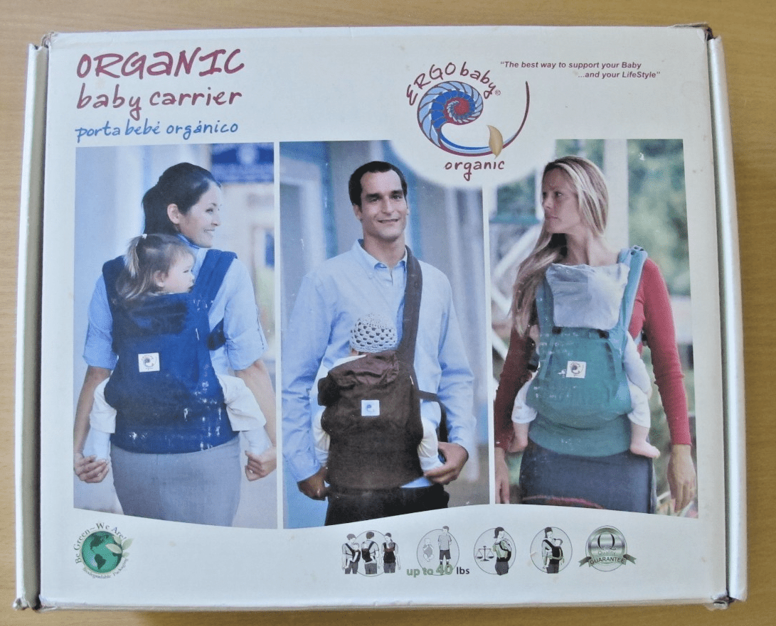 Ergobaby Organic Original Baby Carrier for Infants 15 - 40lbs, Brown Ergo - MagsTag