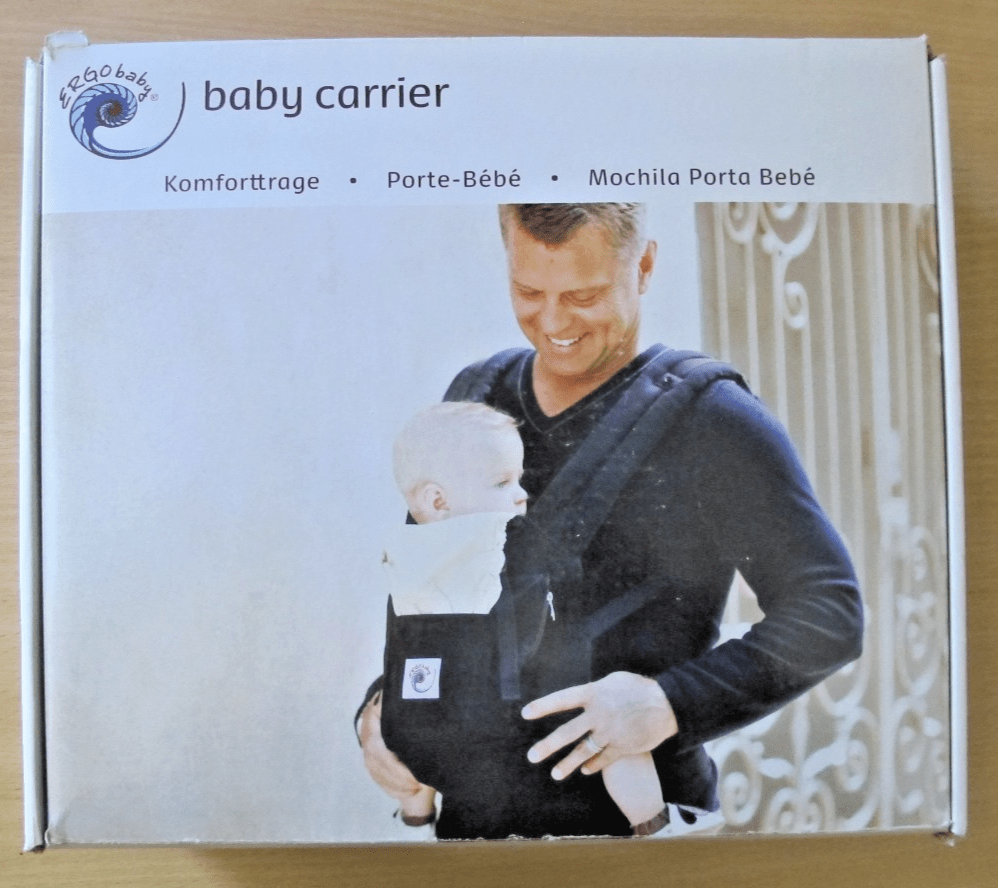 ERGObaby The Original Baby Carrier Black Camel BC6CA 7–45 lbs (3.2–20.4 kg) - MagsTag