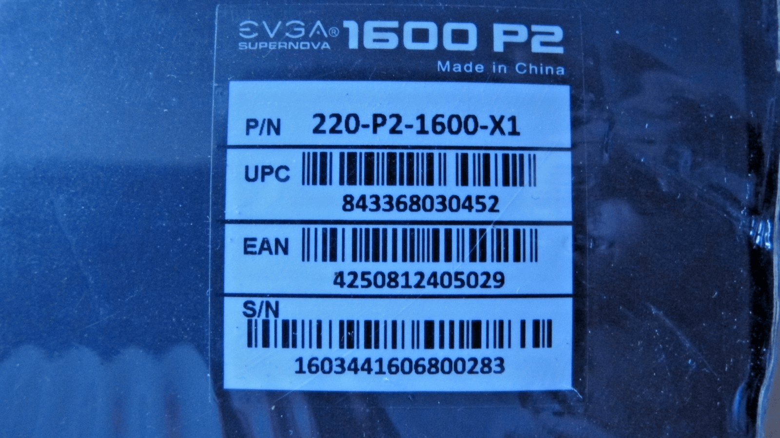 EVGA SuperNOVA 1600 P2 Power Supply 80 PLUS Platinum certified modular - MagsTag