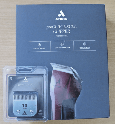 Excel Professional 5 - Speed Detachable Blade Clipper Kit Rotary Motor Burgundy - MagsTag