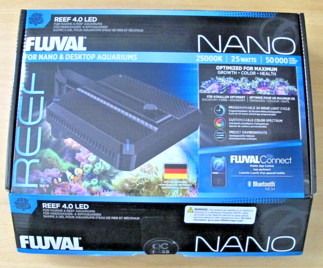 Fluval Marine & Reef 4.0 LED Light 25 WATTS/25000K Nano & Desktop Aquariums - MagsTag