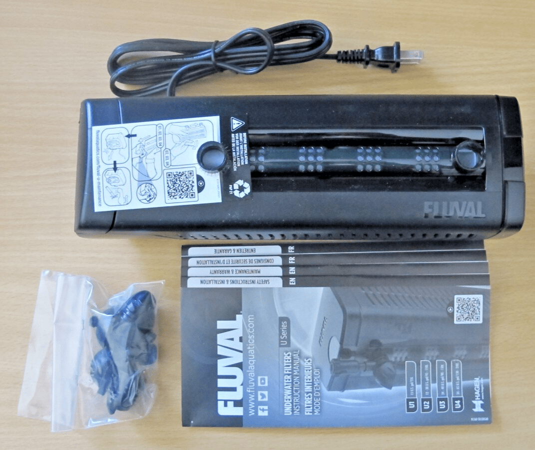 Fluval U3 40 Gal Underwater Filter Submersible Aquarium Filtration Kit OPEN BOX - MagsTag