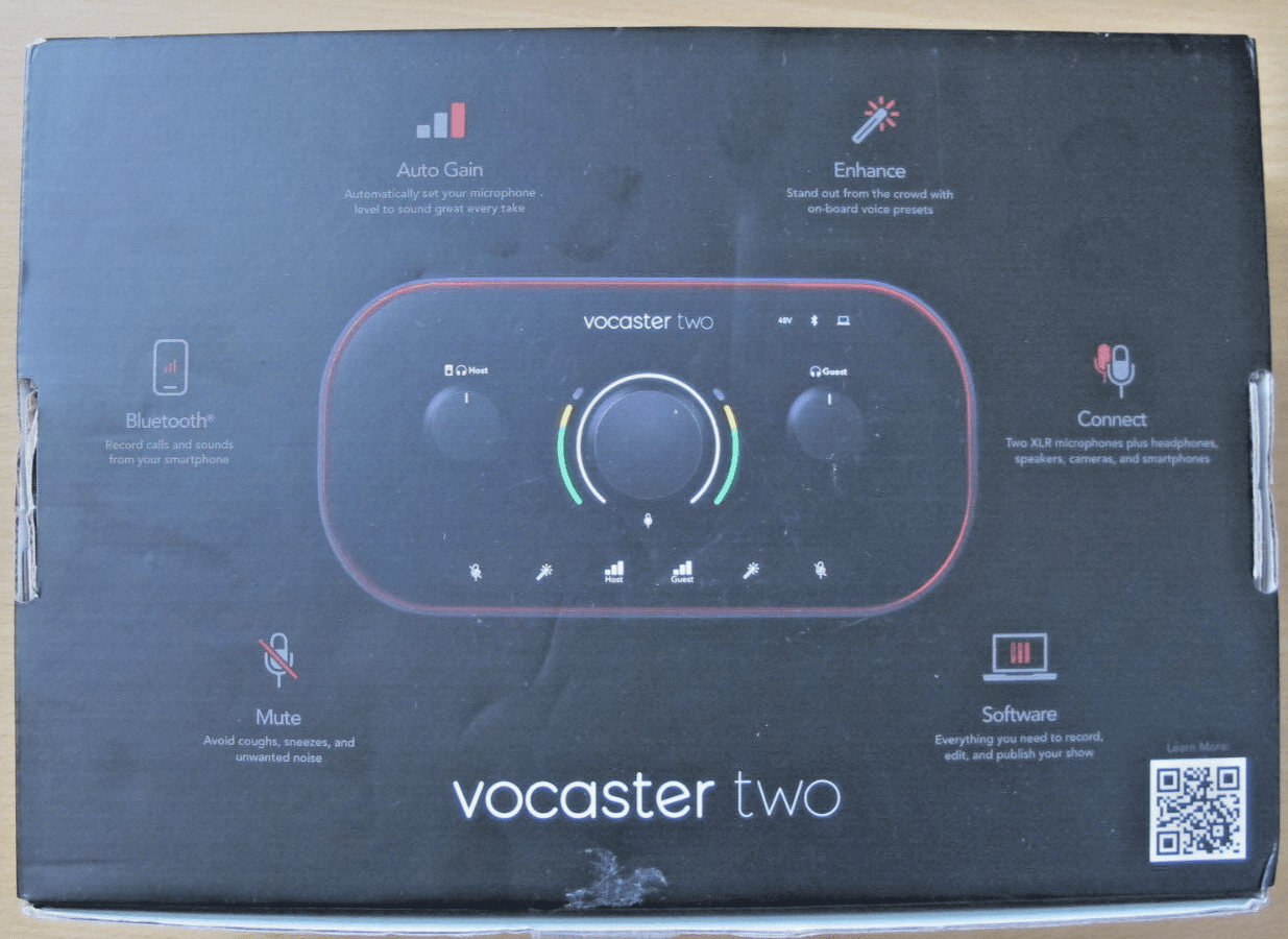 Focusrite Vocaster Two Podcast Interface Solo Content Creators Open Box - MagsTag