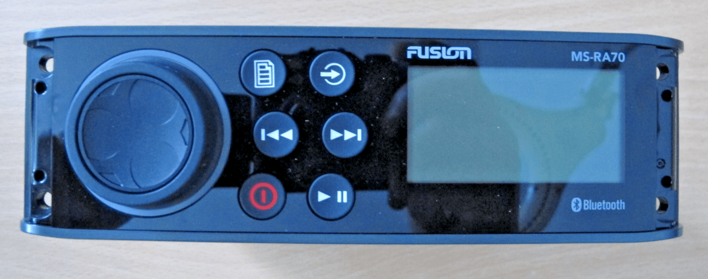 Fusion MS - RA70 Bluetooth Marine Stereo A2DP streaming USB playback open box new - MagsTag