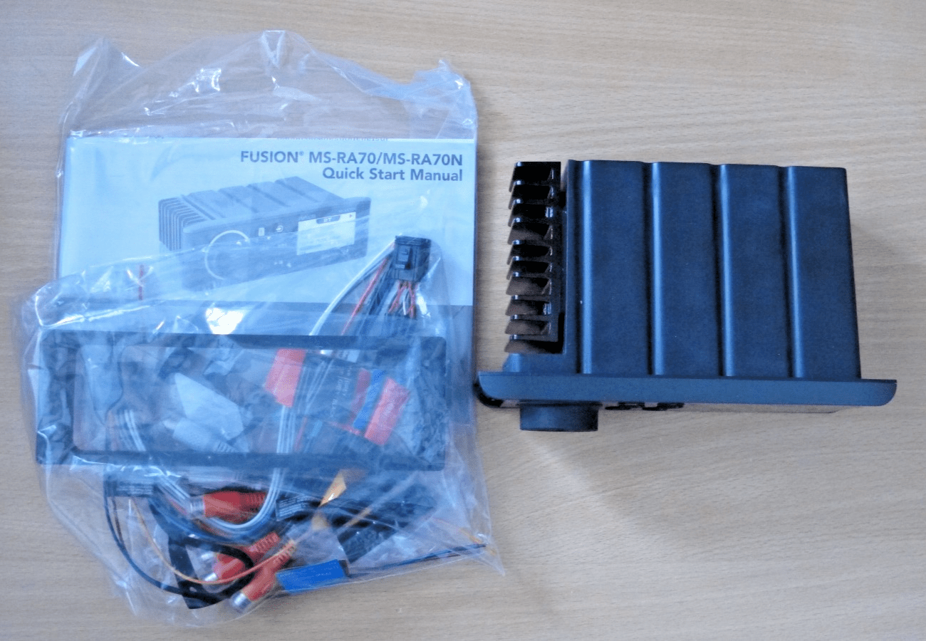Fusion MS - RA70 Bluetooth Marine Stereo A2DP streaming USB playback open box new - MagsTag
