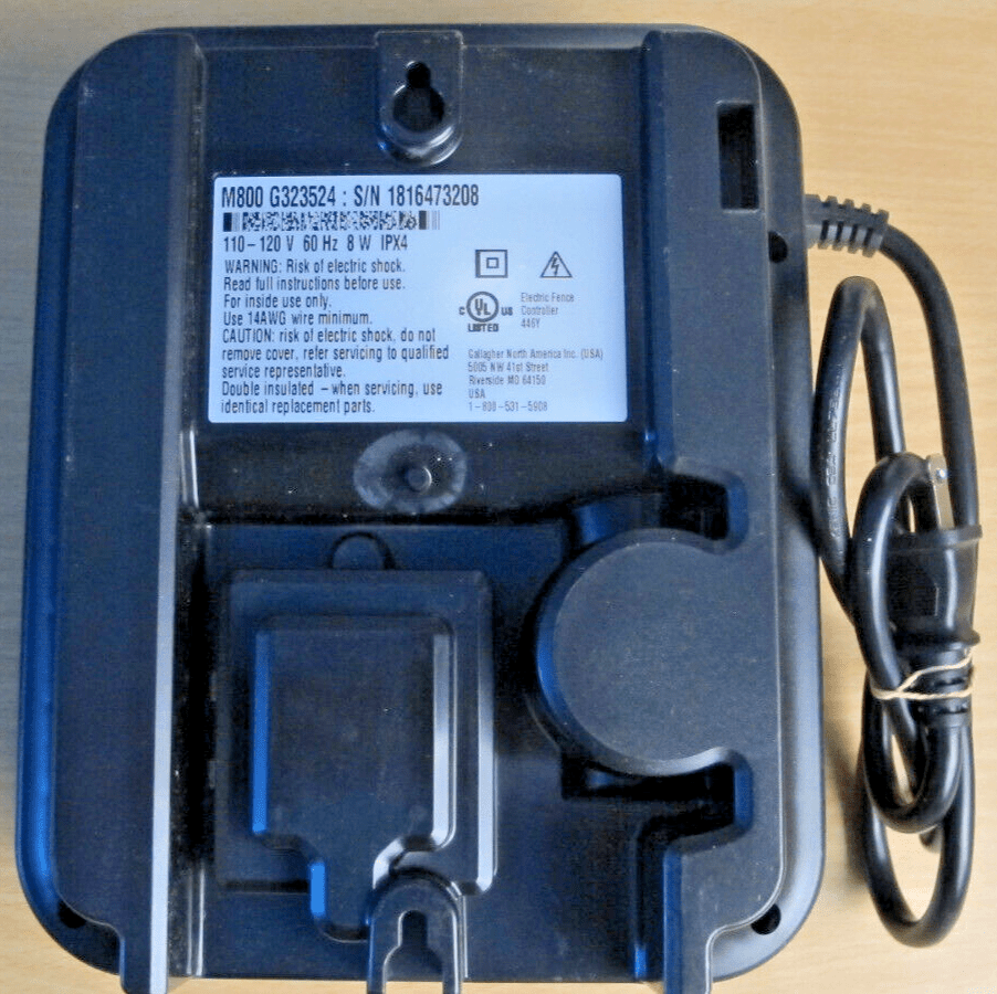 Gallagher G323524 M800 Electric Fence Energizer Black OPEN BOX - MagsTag