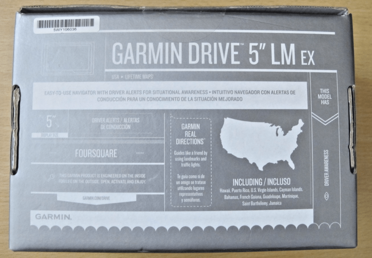Garmin GPS-Auto Drive 5 USA LM EX (010-01532-0E) New Unused Open Box - MagsTag