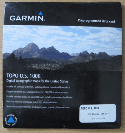 Garmin TOPO US 100K Maps North America MicroSD/SD - MagsTag