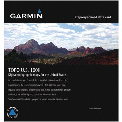 Garmin TOPO US 100K Maps North America MicroSD/SD - MagsTag