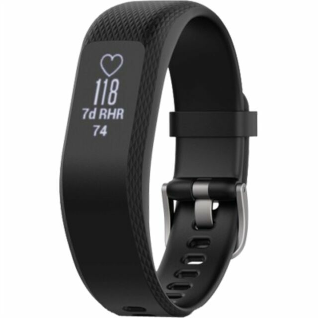 Garmin Vivosmart 3 Activity Fitness Tracker Black With Charger New Unused - MagsTag
