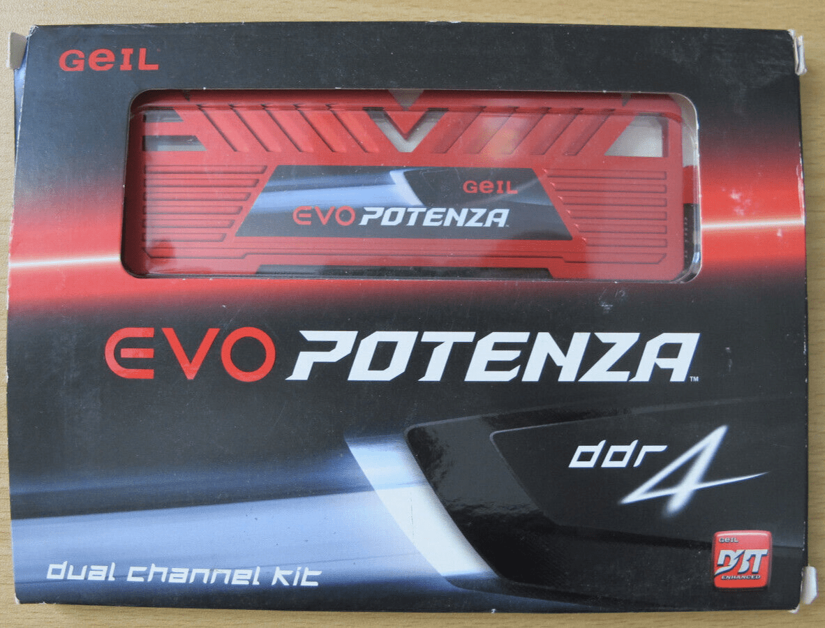 GeIL EVO POTENZA 16GB (2x8GB) PC4 - 19200 DDR4 - 2400 RAM Gaming GPR416GB2400C16DC - MagsTag