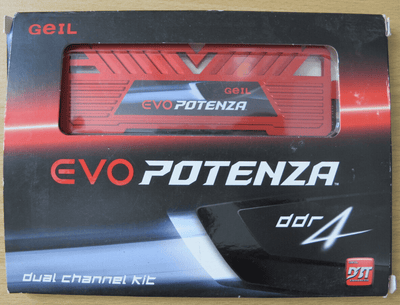 GeIL EVO POTENZA 16GB (2x8GB) PC4 - 19200 DDR4 - 2400 RAM Gaming GPR416GB2400C16DC - MagsTag