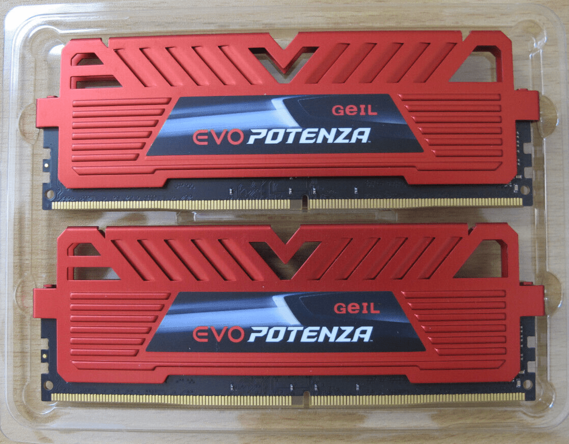 GeIL EVO POTENZA 16GB (2x8GB) PC4 - 19200 DDR4 - 2400 RAM Gaming GPR416GB2400C16DC - MagsTag