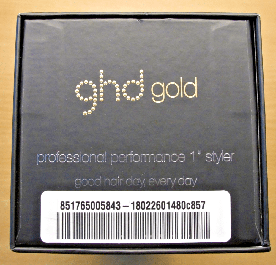 GHD Gold Styler 1" Flat Iron Hair Straightener Black Universal Voltage 110/220 - MagsTag