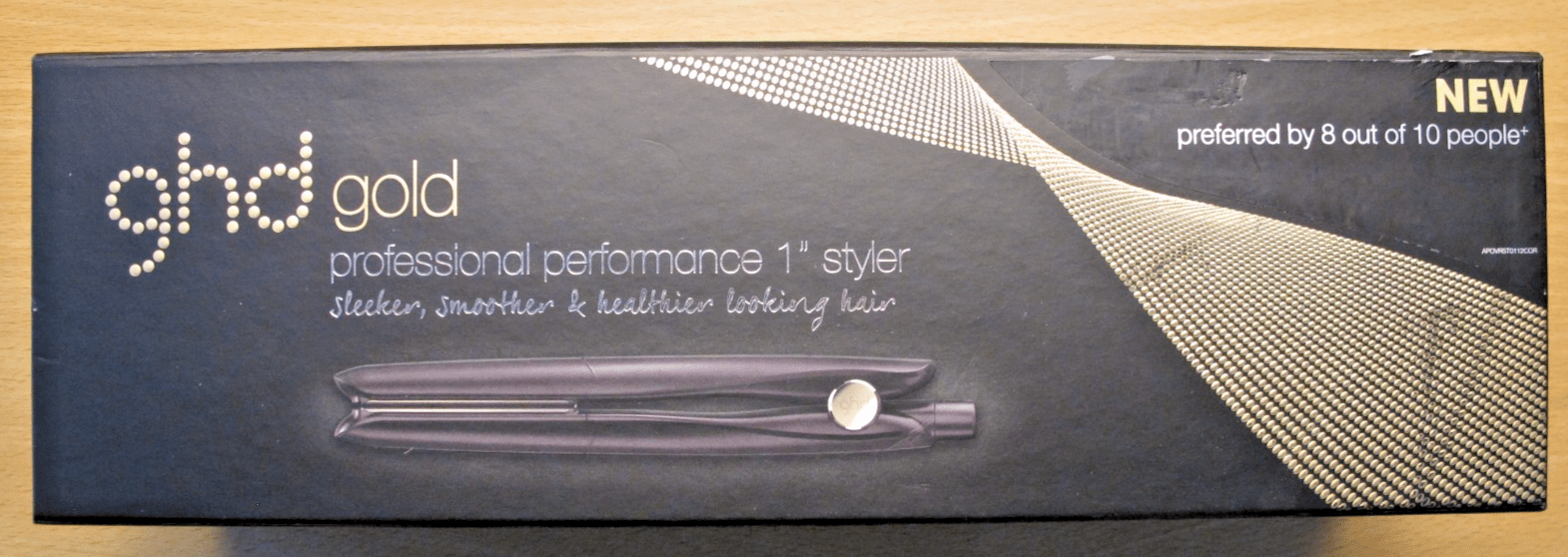 GHD Gold Styler 1" Flat Iron Hair Straightener Black Universal Voltage 110/220 - MagsTag