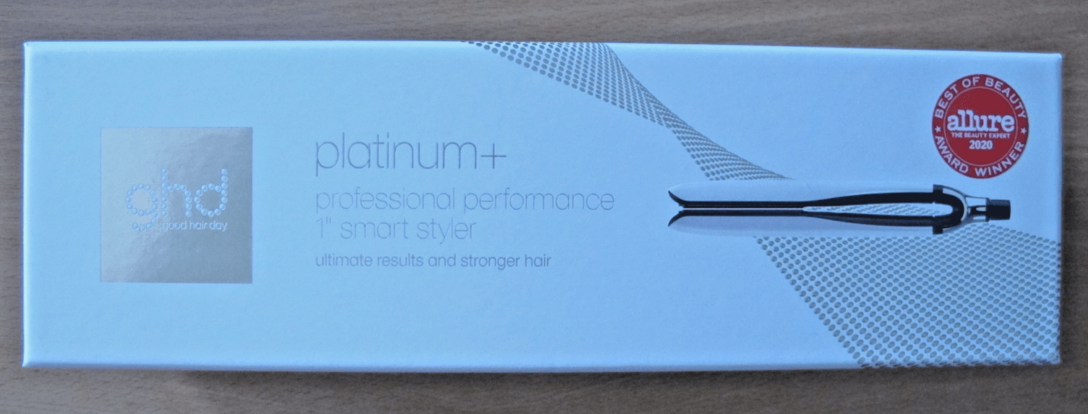 GHD Platinum + Styler Professional 1" Flat Iron Smart Hair Straightener - White - MagsTag