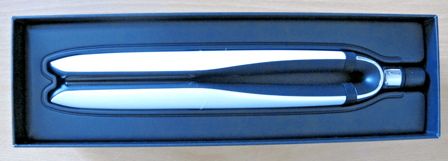 GHD Platinum + Styler Professional 1" Flat Iron Smart Hair Straightener - White - MagsTag