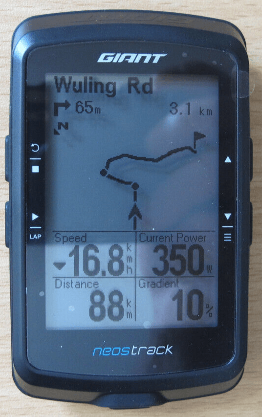 GIANT Neostrack Cycling Bike GPS Computer Distance MPH Bluetooth - MagsTag