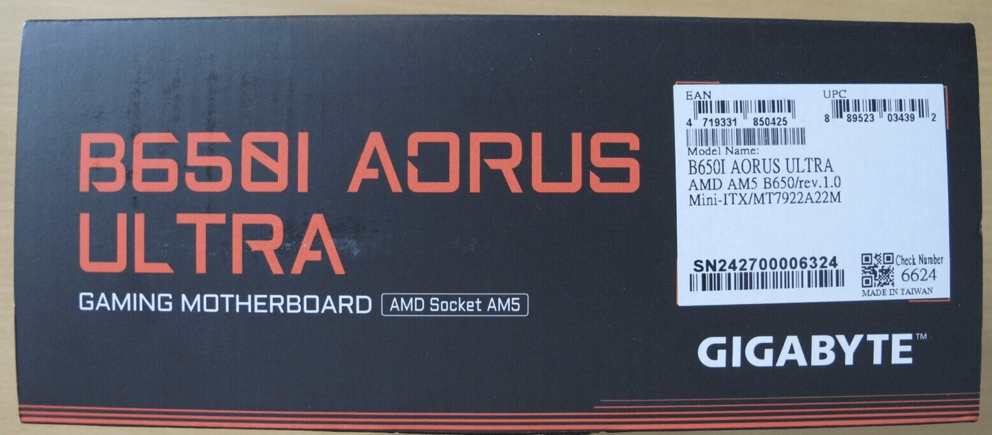 GIGABYTE B650I AORUS ULTRA AM5 AMD B650 SATA 6Gb/s Mini ITX WD Black 1TB SN770 - MagsTag