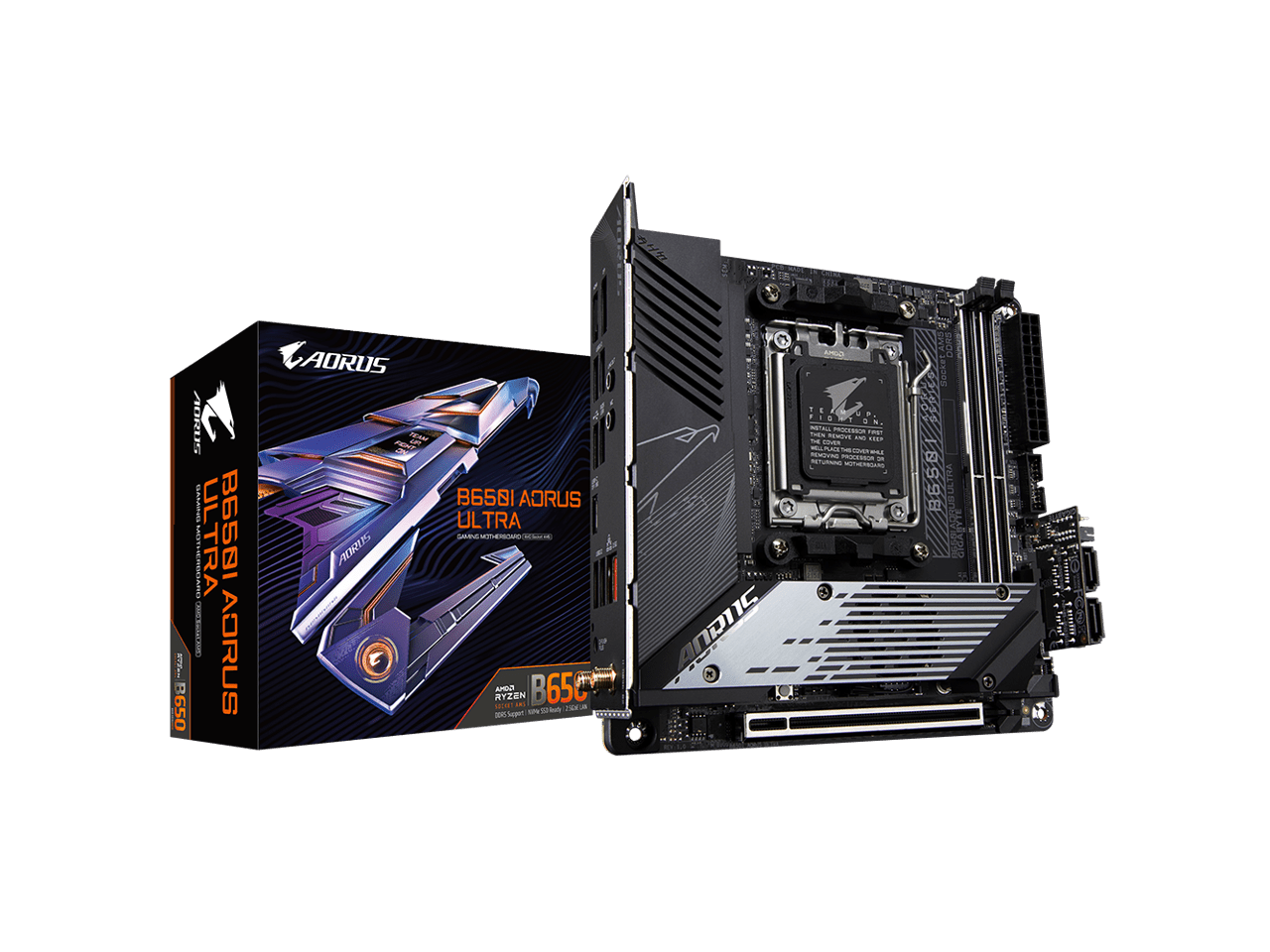 GIGABYTE B650I AORUS ULTRA AM5 AMD B650 SATA 6Gb/s Mini ITX WD Black 1TB SN770 - MagsTag