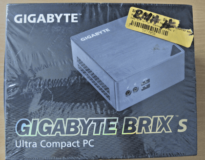 GIGABYTE BRIX S I3 - 6100U (GB - BSI3H - 6100 - B2) USFF 4GB DDR3L, 1TB HDD, Win10 NEW - MagsTag