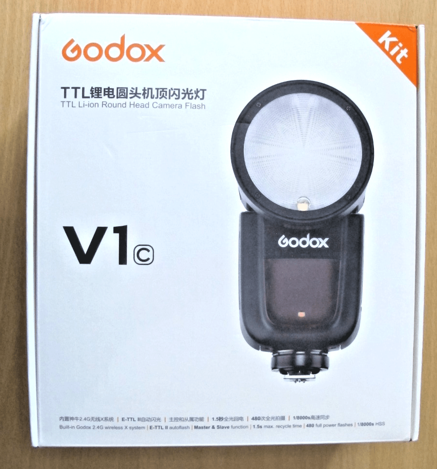 Godox TTL V1 C KIT Wireless Adjustable Round Head Flash for Canon DSLR - MagsTag