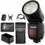 Godox V1 - S 76Ws Auto Zoom Flash for Sony Camera Speedlite 76Ws 2.4G Wireless TTL - MagsTag