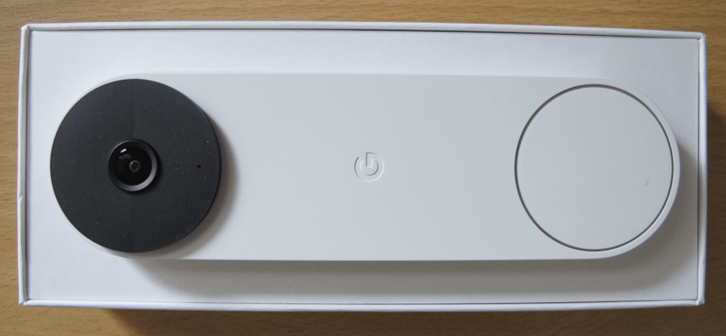 Google Nest Smart Wi - Fi Video Doorbell Camera Snow GA01318 - US Unused - MagsTag