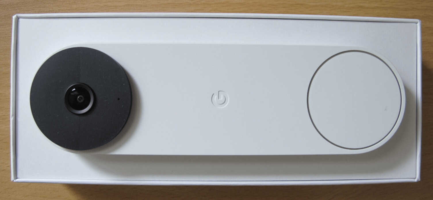 Google Nest Smart Wi - Fi Video Doorbell Camera Snow GA01318 - US Unused - MagsTag
