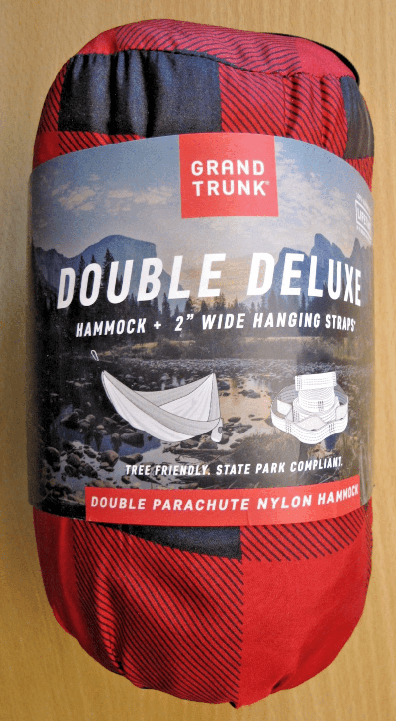 Grand Trunk Double Deluxe Parachute Nylon Hammock for Camping - Heritage - MagsTag