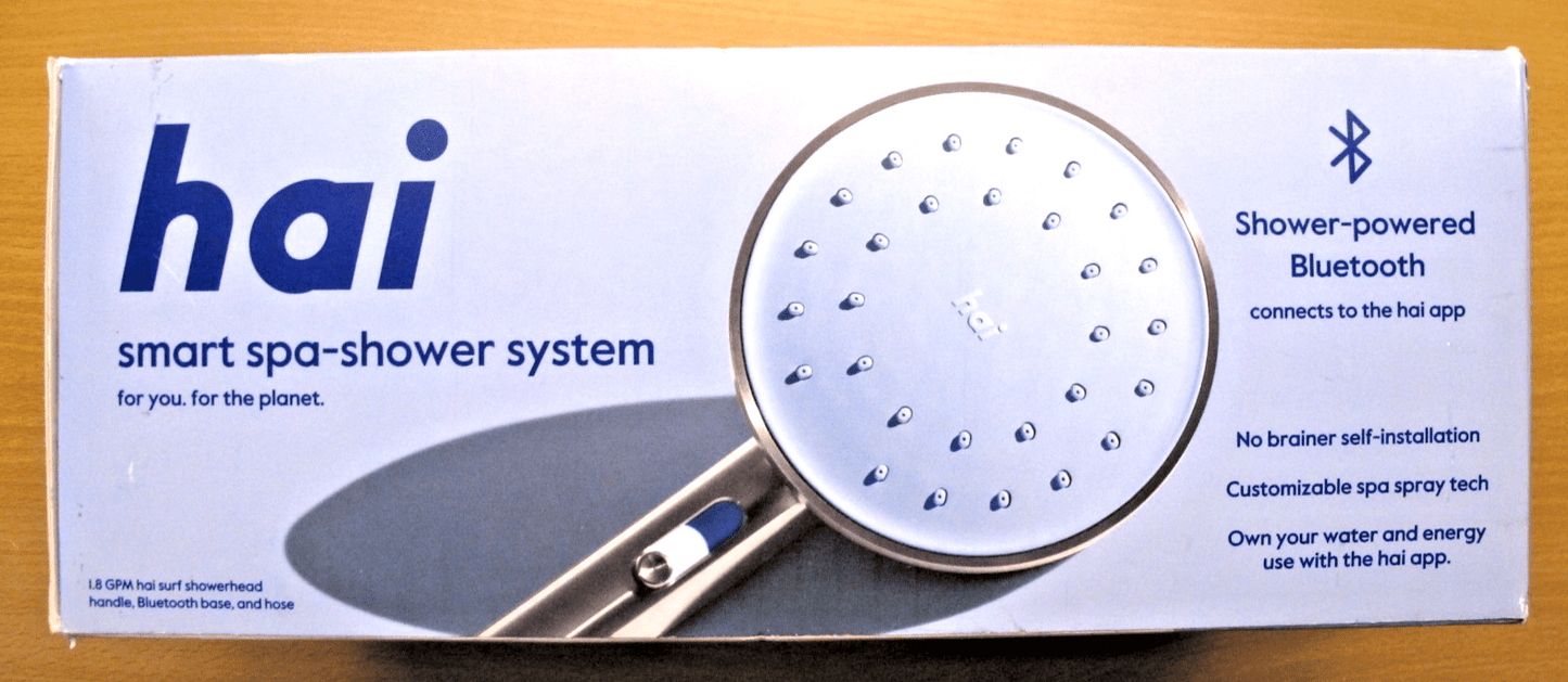 Hai Spa Shower Systems 1.8 GPM Powered Bluetooth COLOR - SURF Open Box New - MagsTag