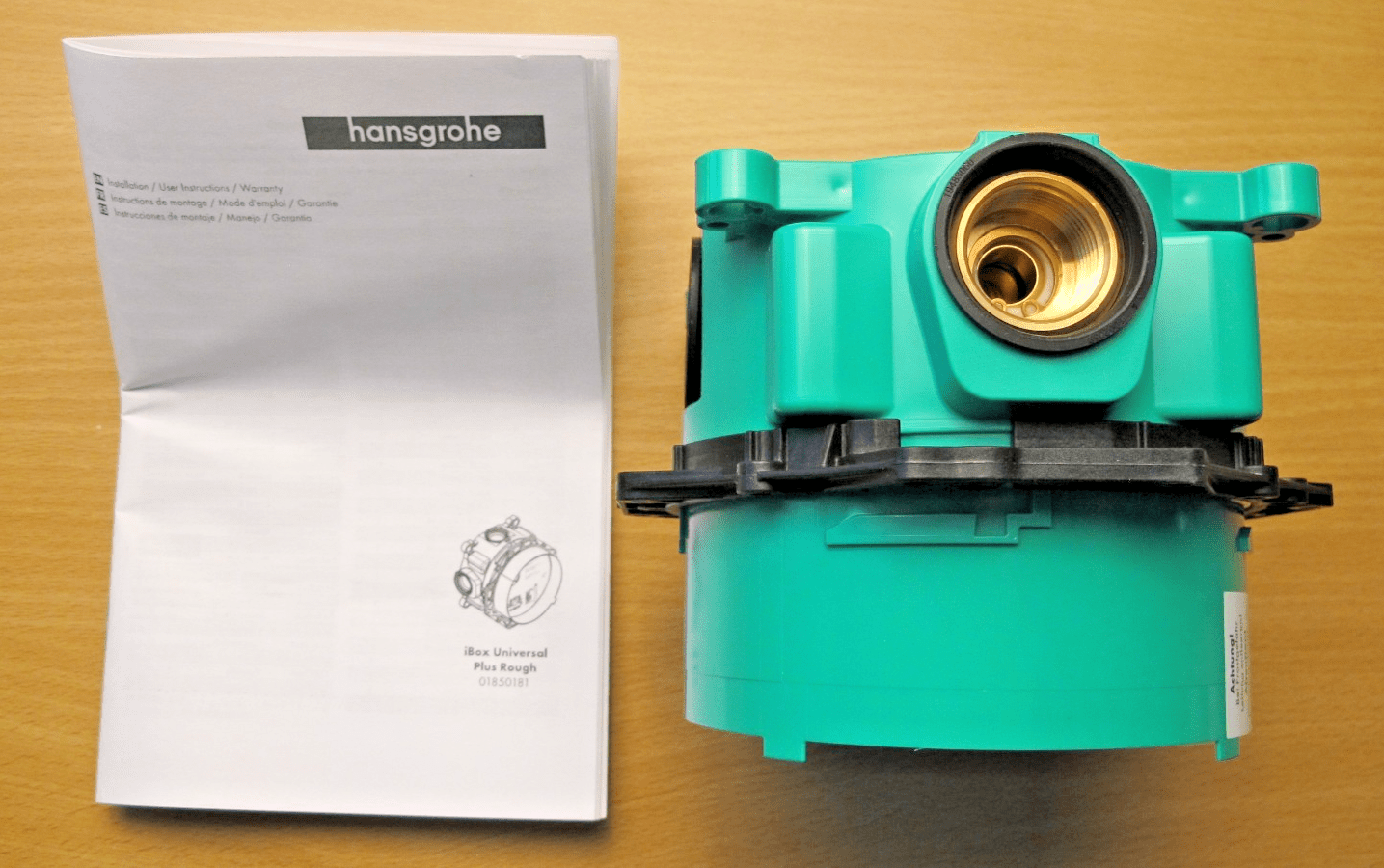 Hansgrohe 01850181 iBox Universal Plus with Service Stops ¾", 3/4 Unused - MagsTag