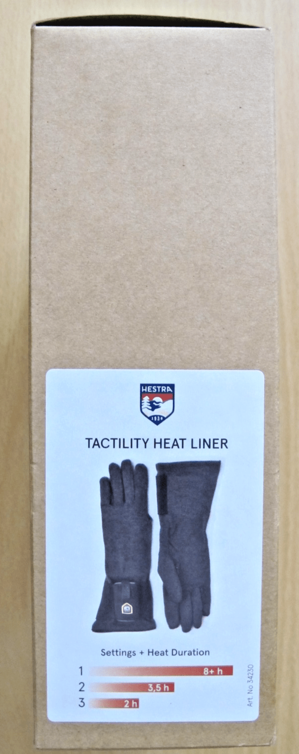 HESTRA Heated Glove Liner Gloves Size S/7 Charcoal Unisex - MagsTag