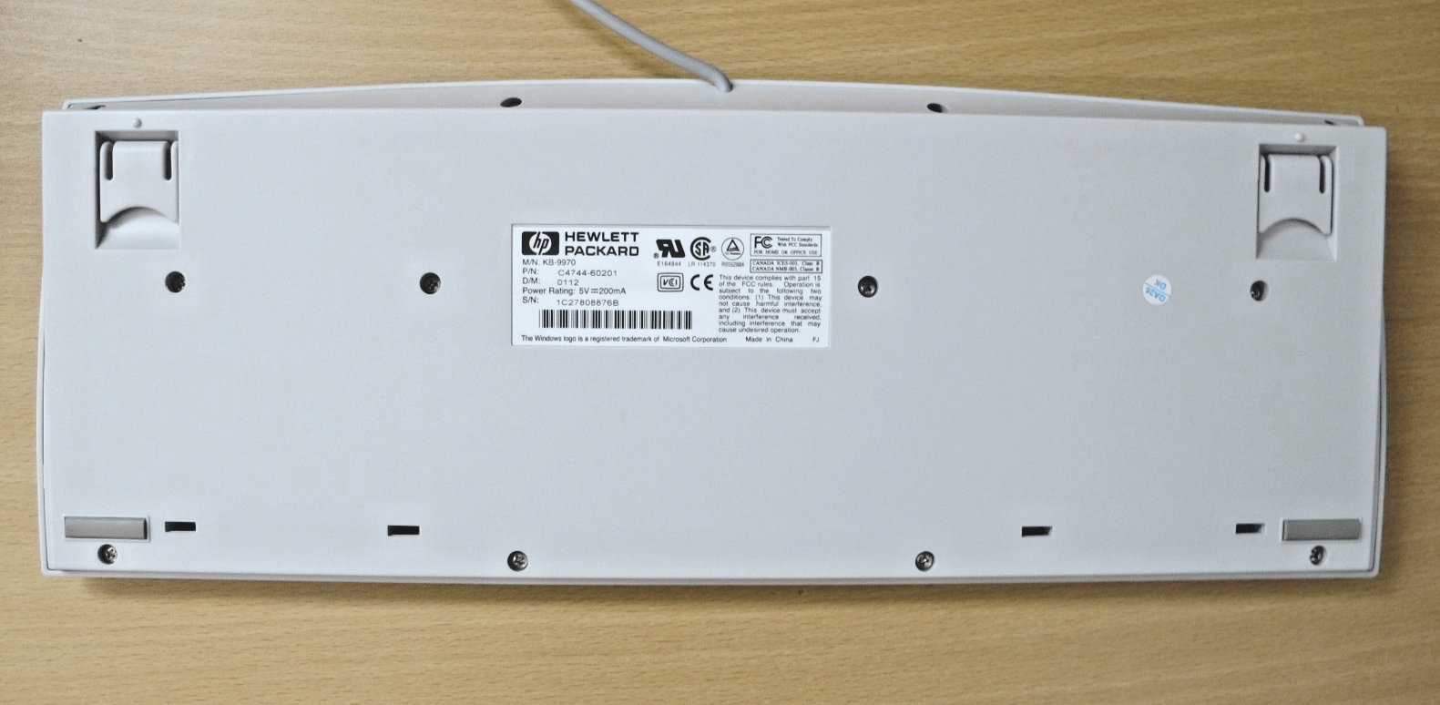 Hewlett - Packard C4744 - 60201 Wired Keyboard Unused open box - MagsTag