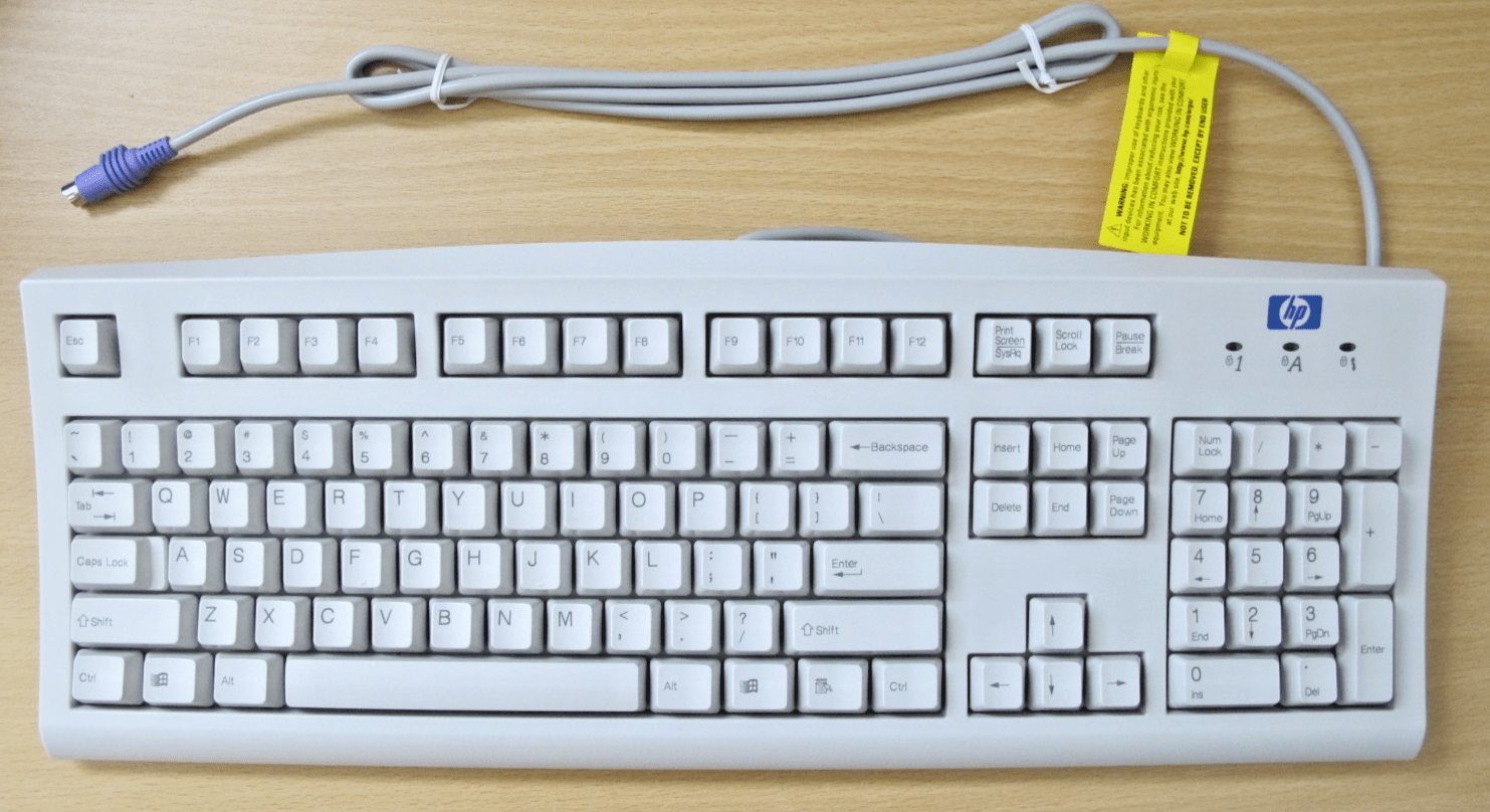 Hewlett - Packard C4744 - 60201 Wired Keyboard Unused open box - MagsTag