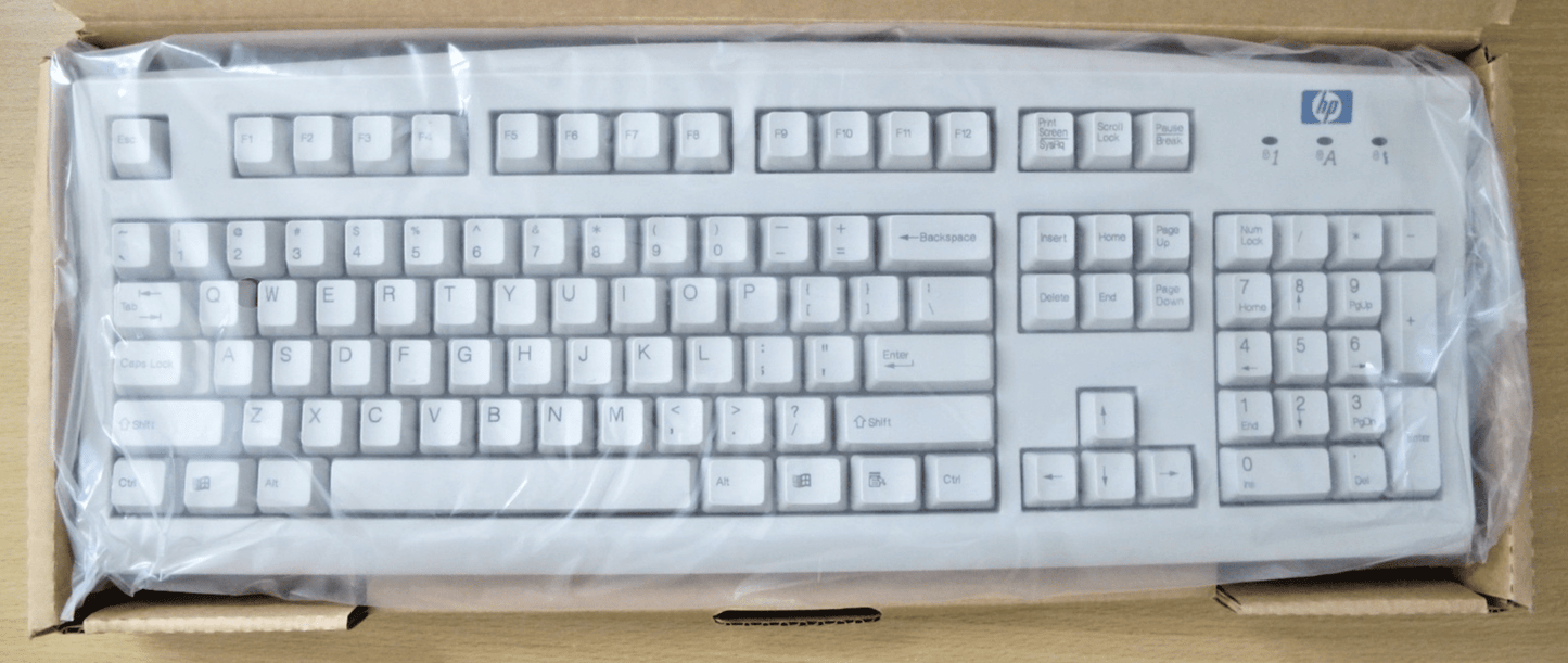 Hewlett - Packard C4744 - 60201 Wired Keyboard Unused open box - MagsTag