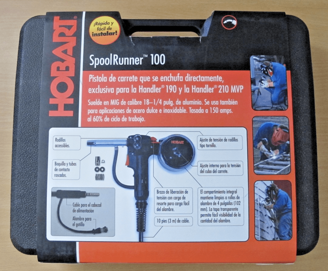 Hobart Spoolrunner 100 MIG Pistol Grip Spool Gun 300796 for Handler 190/ 210 - MagsTag